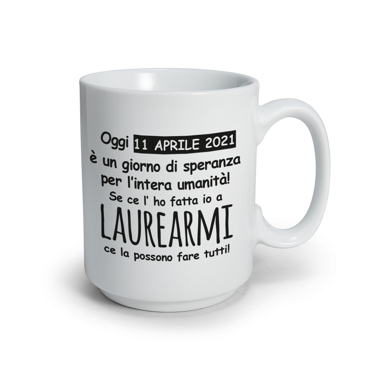 Ce la possono fare tutti - Tazza mug - personalizzata