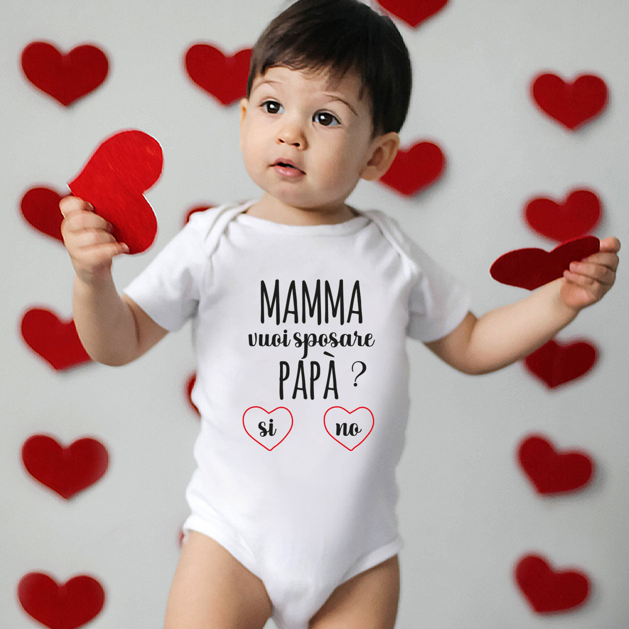 Mamma vuoi sposare papà? - Tutina neonato