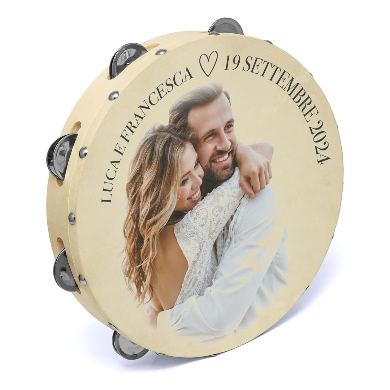 Heart - Set da 10 Tamburelli - personalizzati