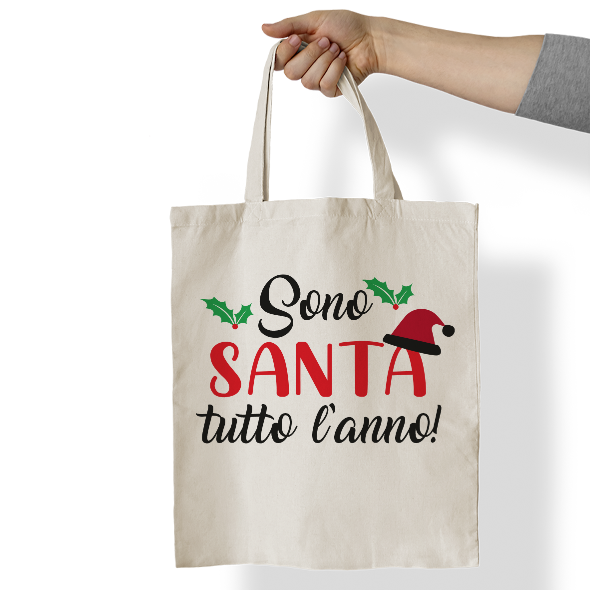 Sono santa tutto l'anno - Shopper In Cotone