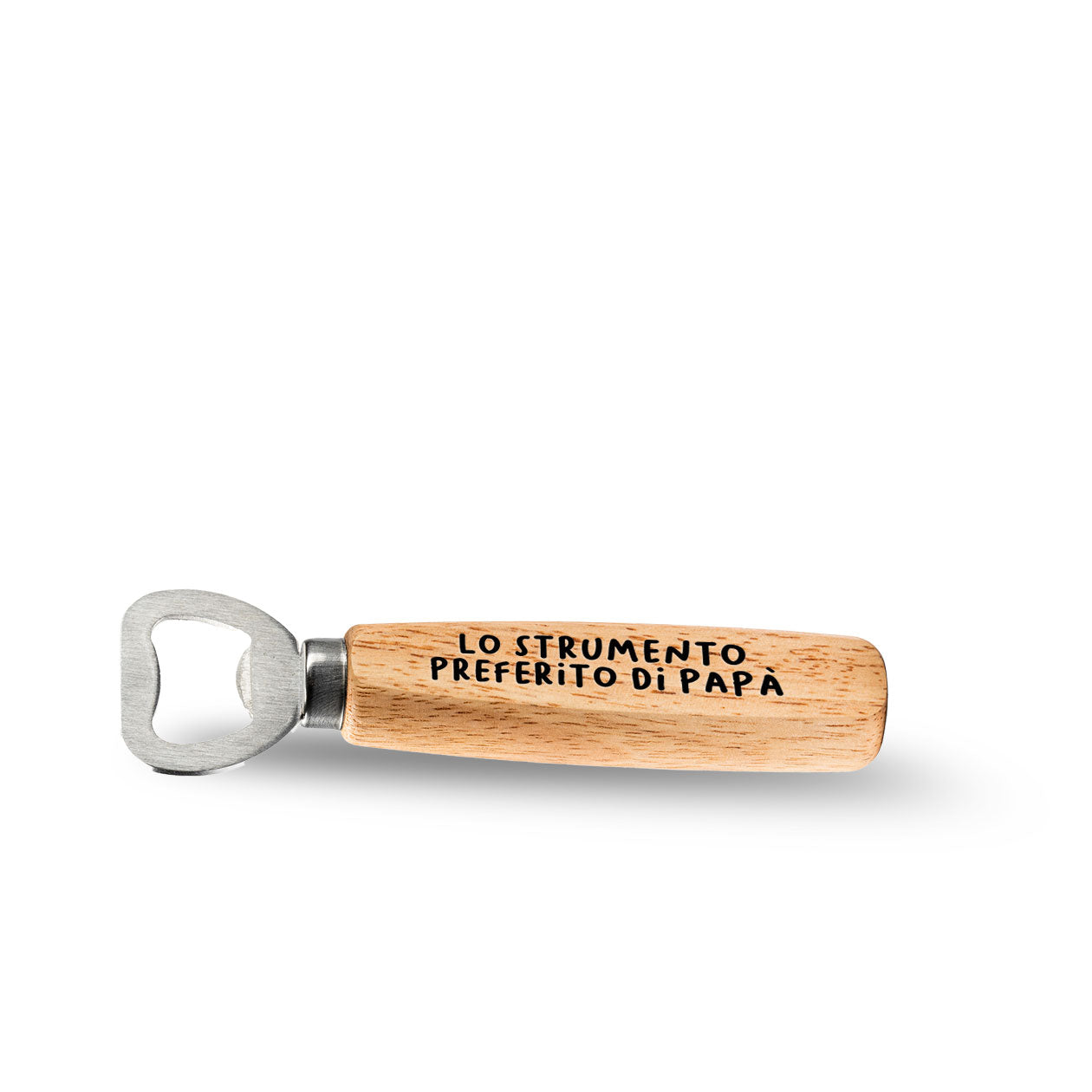 Lo strumento preferito di papà - Apribottiglie in legno