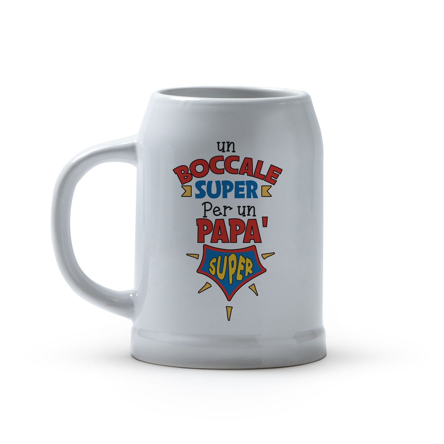 Papà super - Caraffa in ceramica