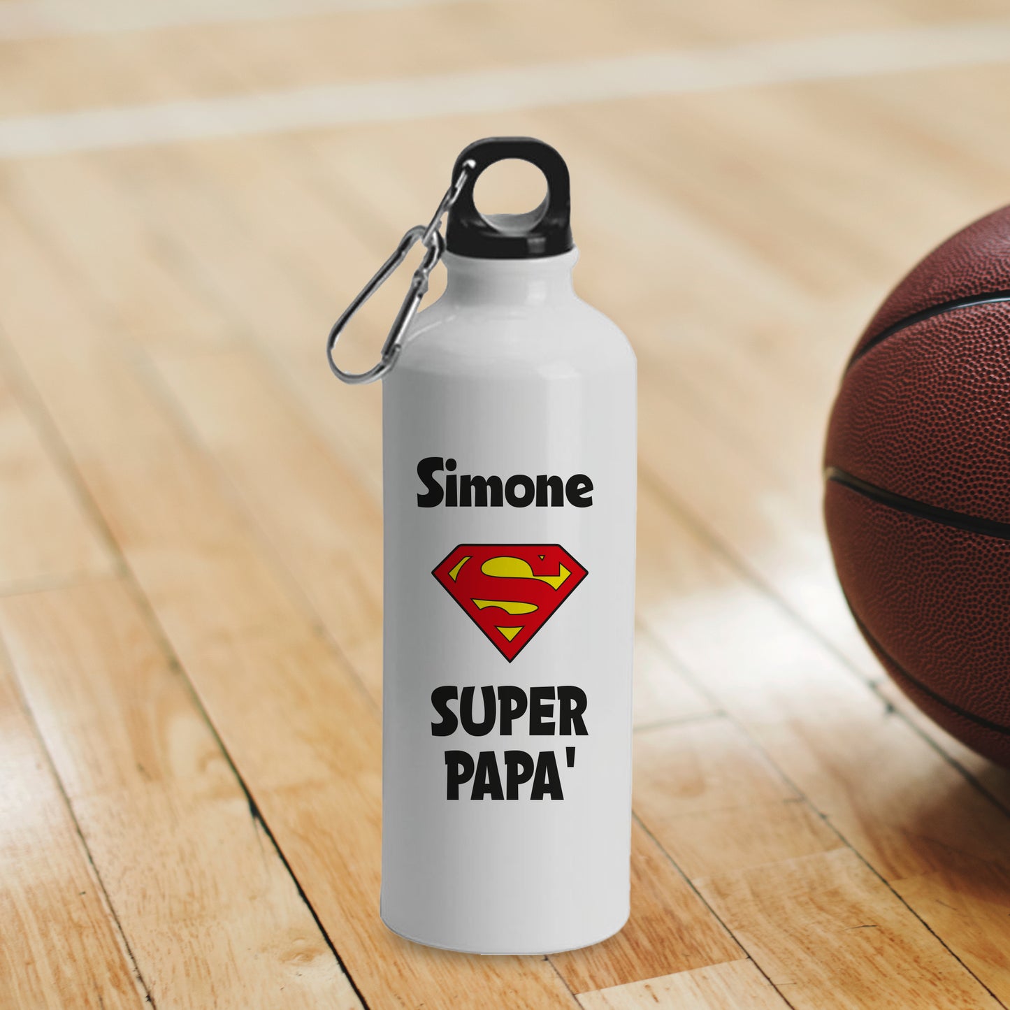 Super Papà - Borraccia Ecosostenibile - personalizzata con nome
