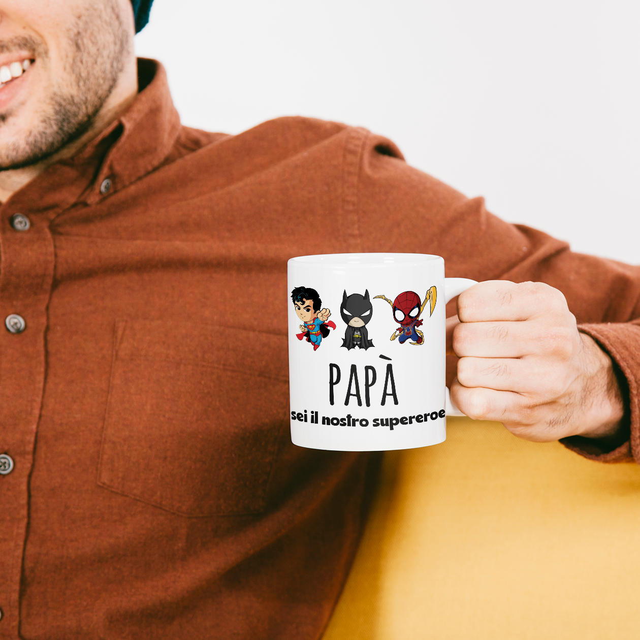 Papà sei il nostro supereroe - Tazza mug