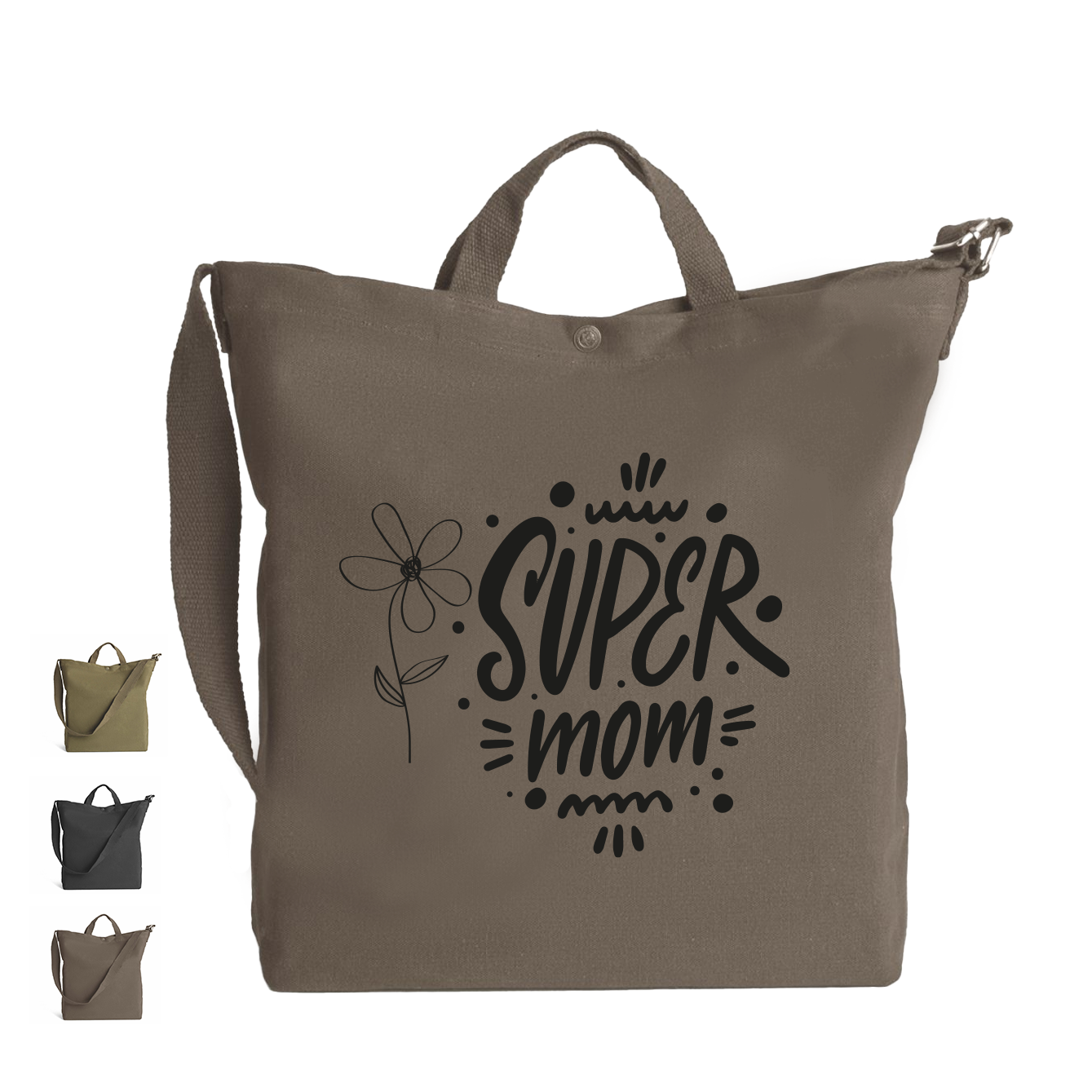 Super mom - Borsa da Donna in Tela