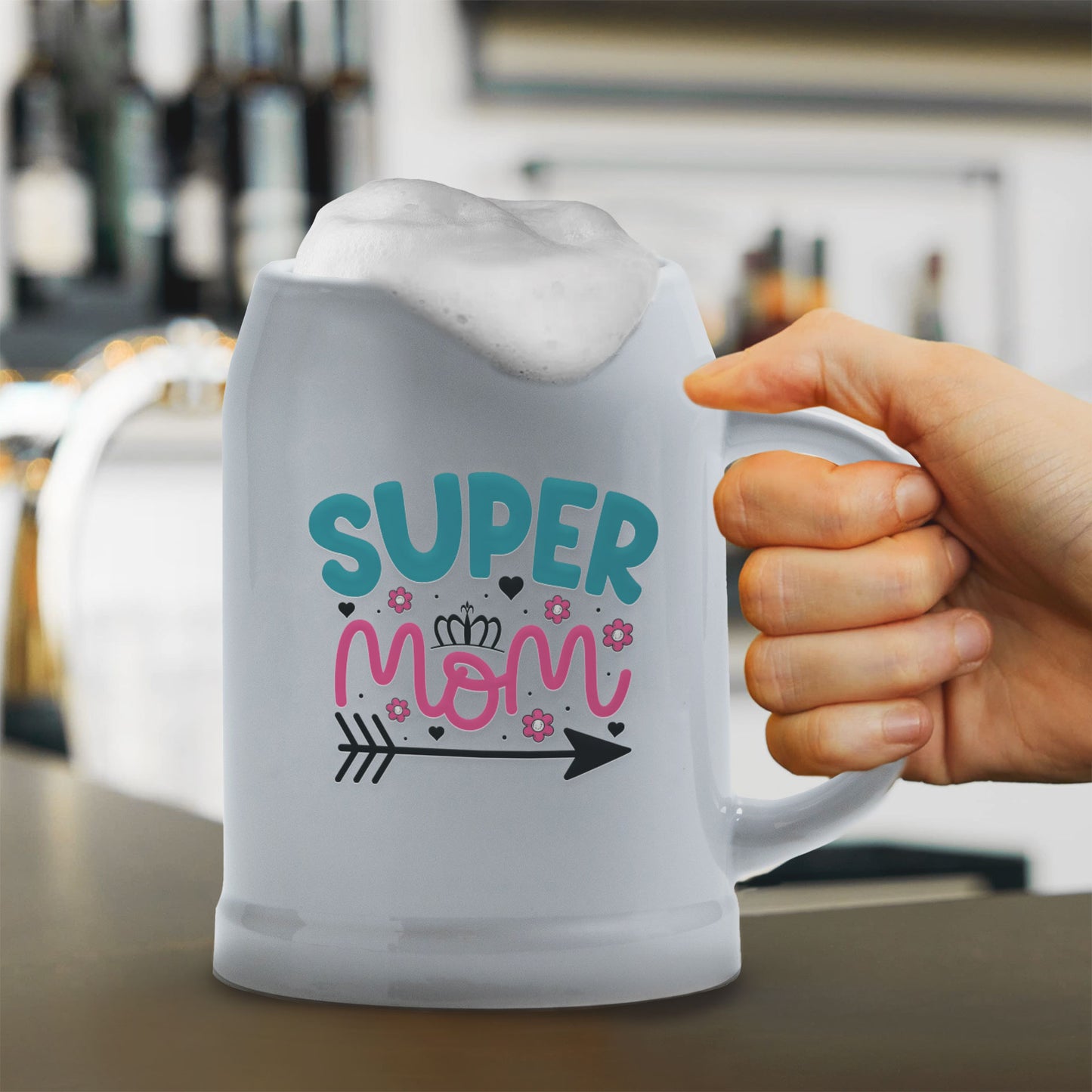 Super mom - Caraffa in ceramica