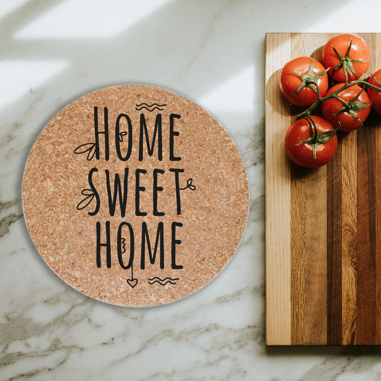 Home - Set da 3 pezzi Sottopentola in sughero naturale 19cm