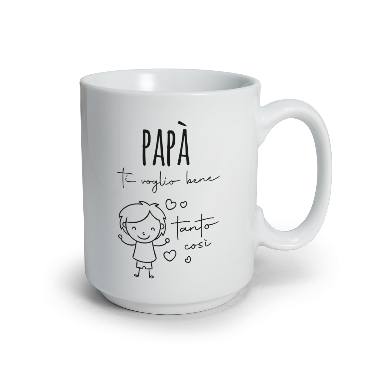Papà ti voglio bene tanto così (boy) - Tazza mug
