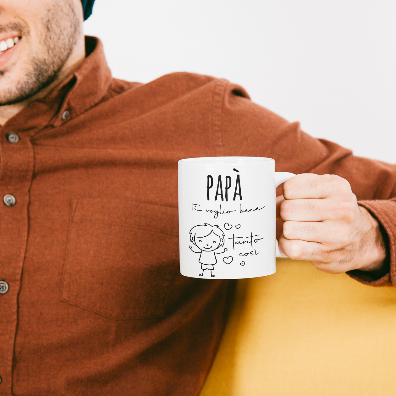 Papà ti voglio bene tanto così (boy) - Tazza mug