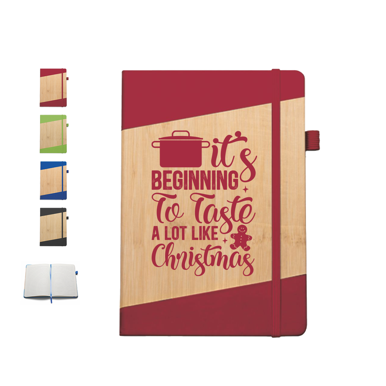 Like Christmas - Block Notes in PU a righe