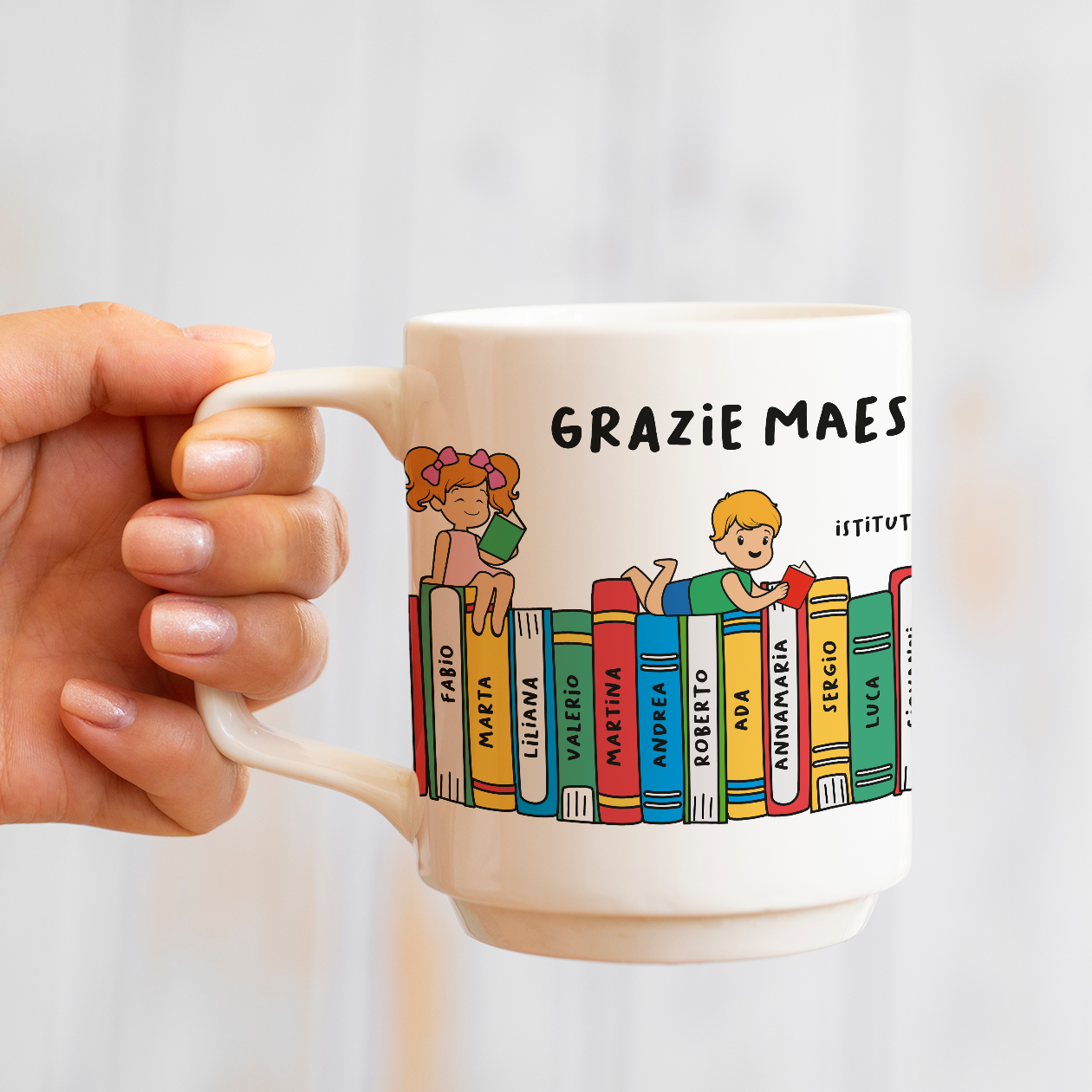 Grazie Maestra - Tazza Mug - personalizzata