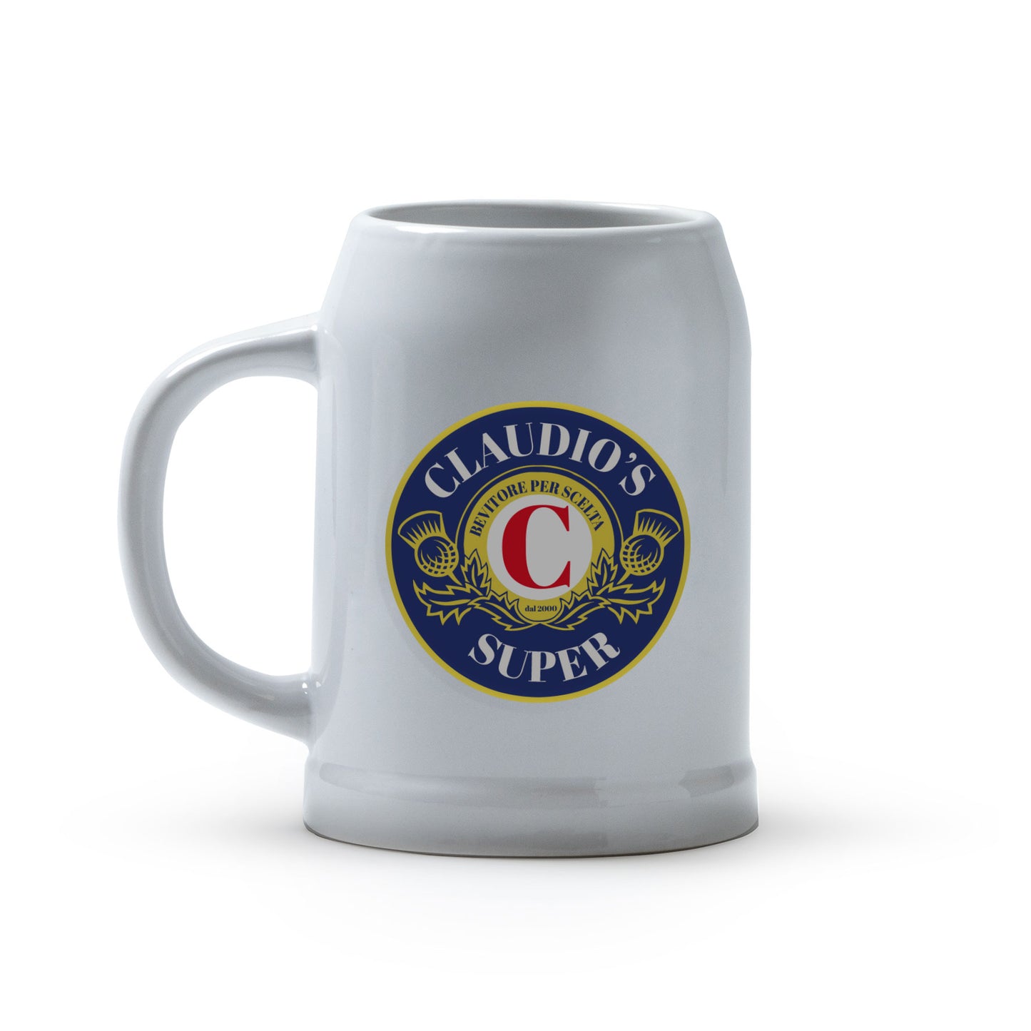 Bevitore per scelta - Caraffa in ceramica - personalizzata con nome