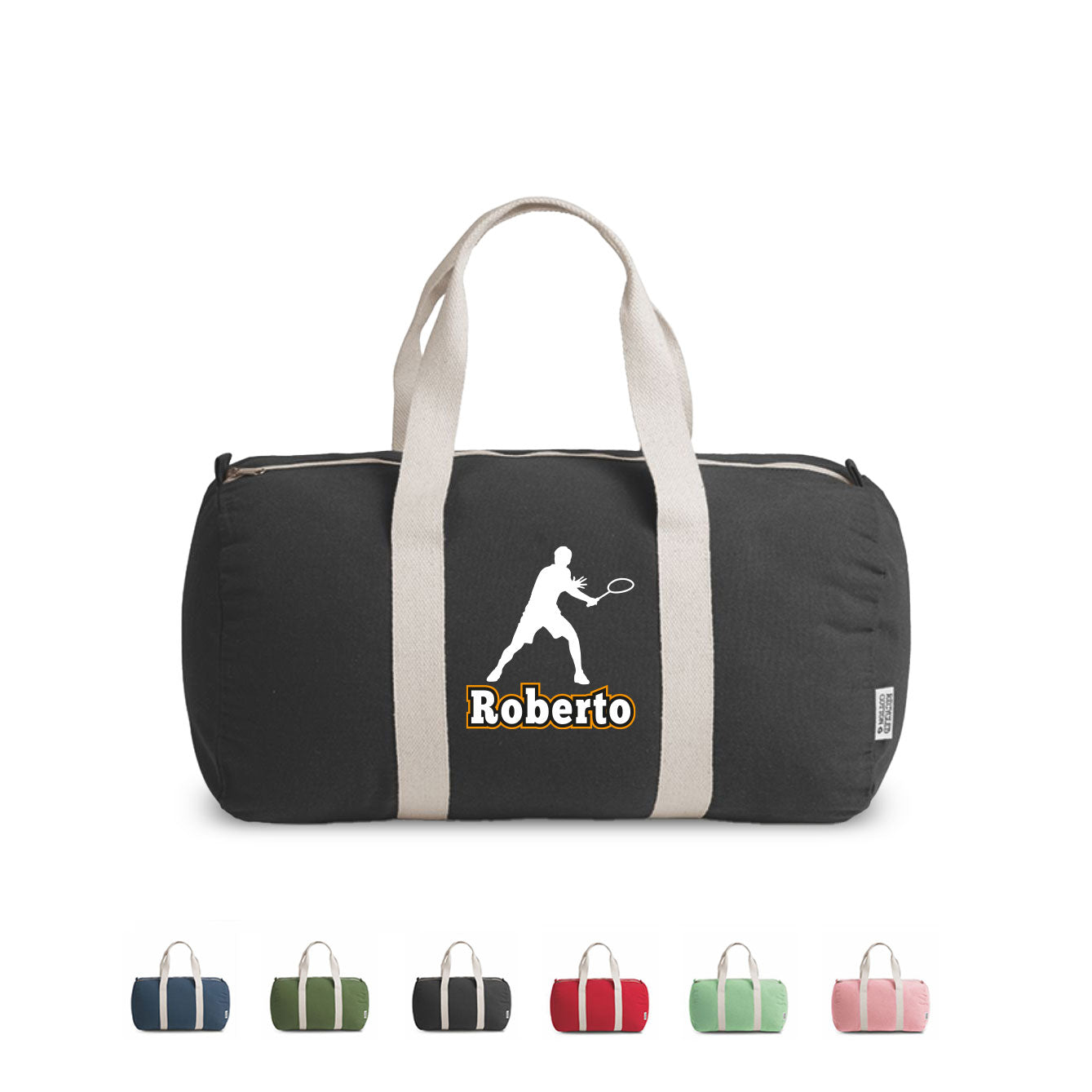 Tennis man - Borsa da palestra - personalizzata con nome