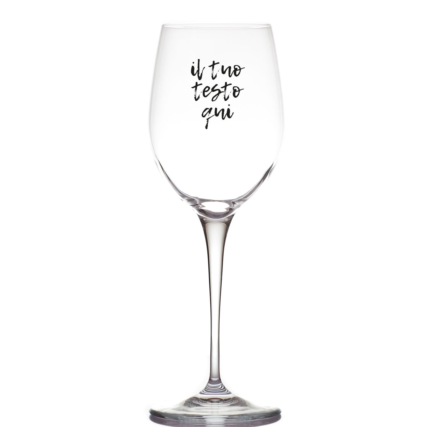 Frase - Calice Bicchiere da Vino - personalizzato con frase