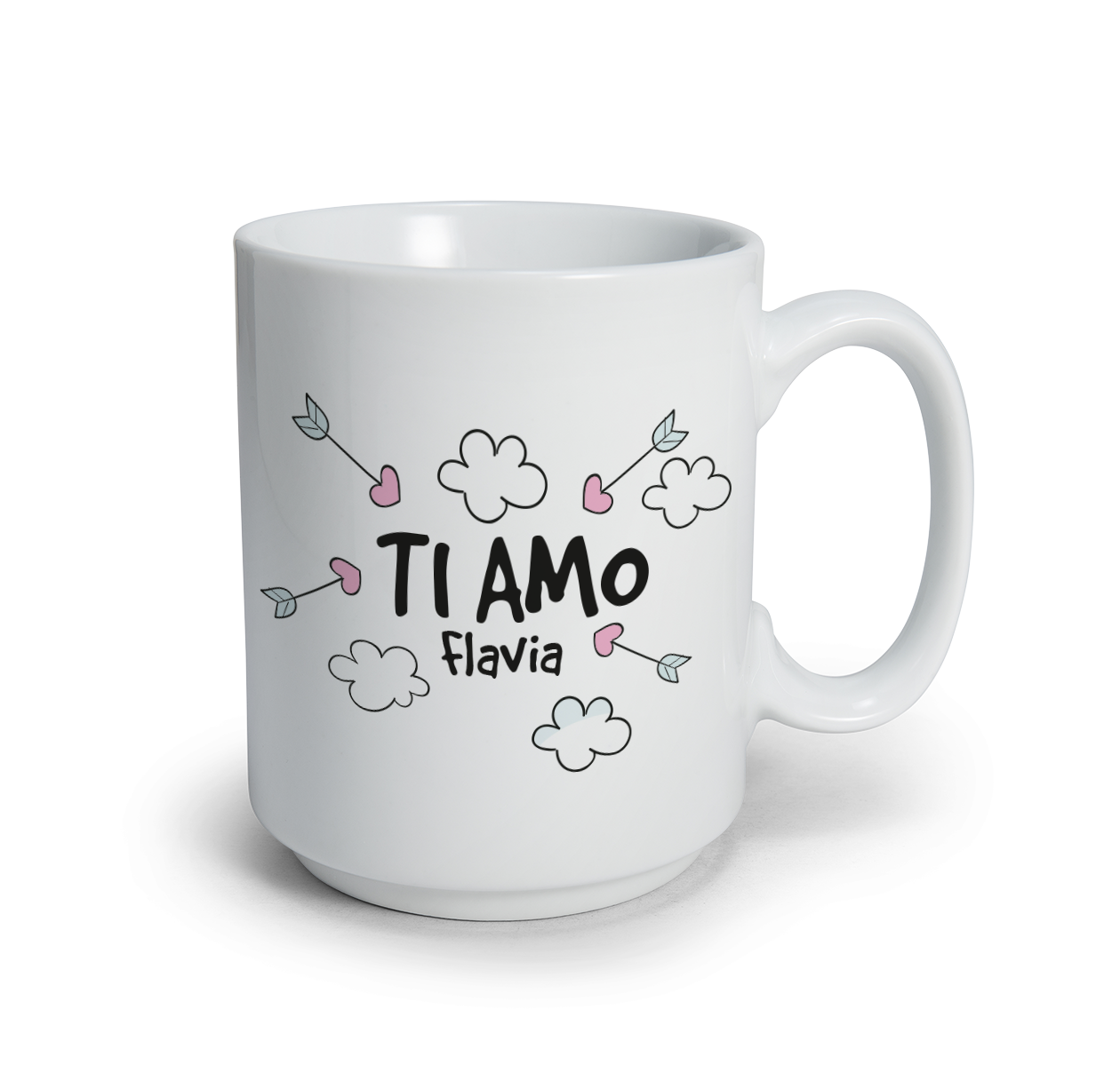 Cupido - Tazza mug - personalizzata con nome