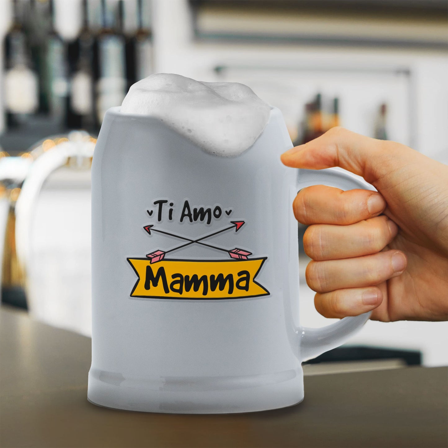 Ti amo mamma - Caraffa in ceramica