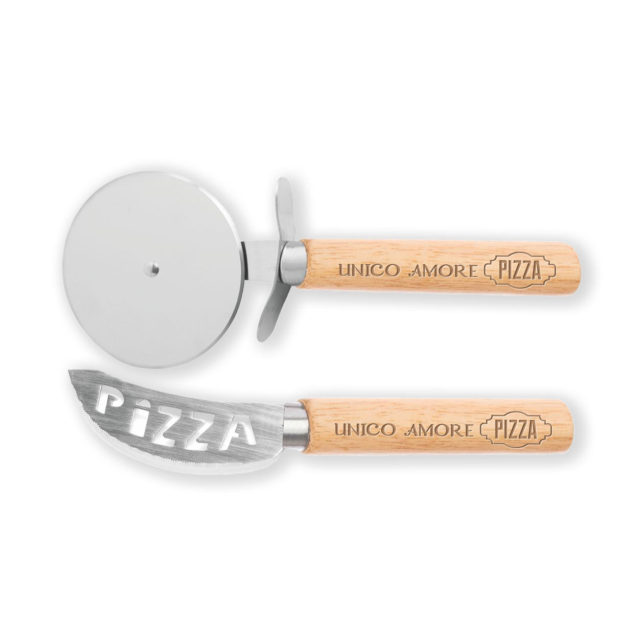 Unico amore pizza - Set Taglia Pizza In Bamboo