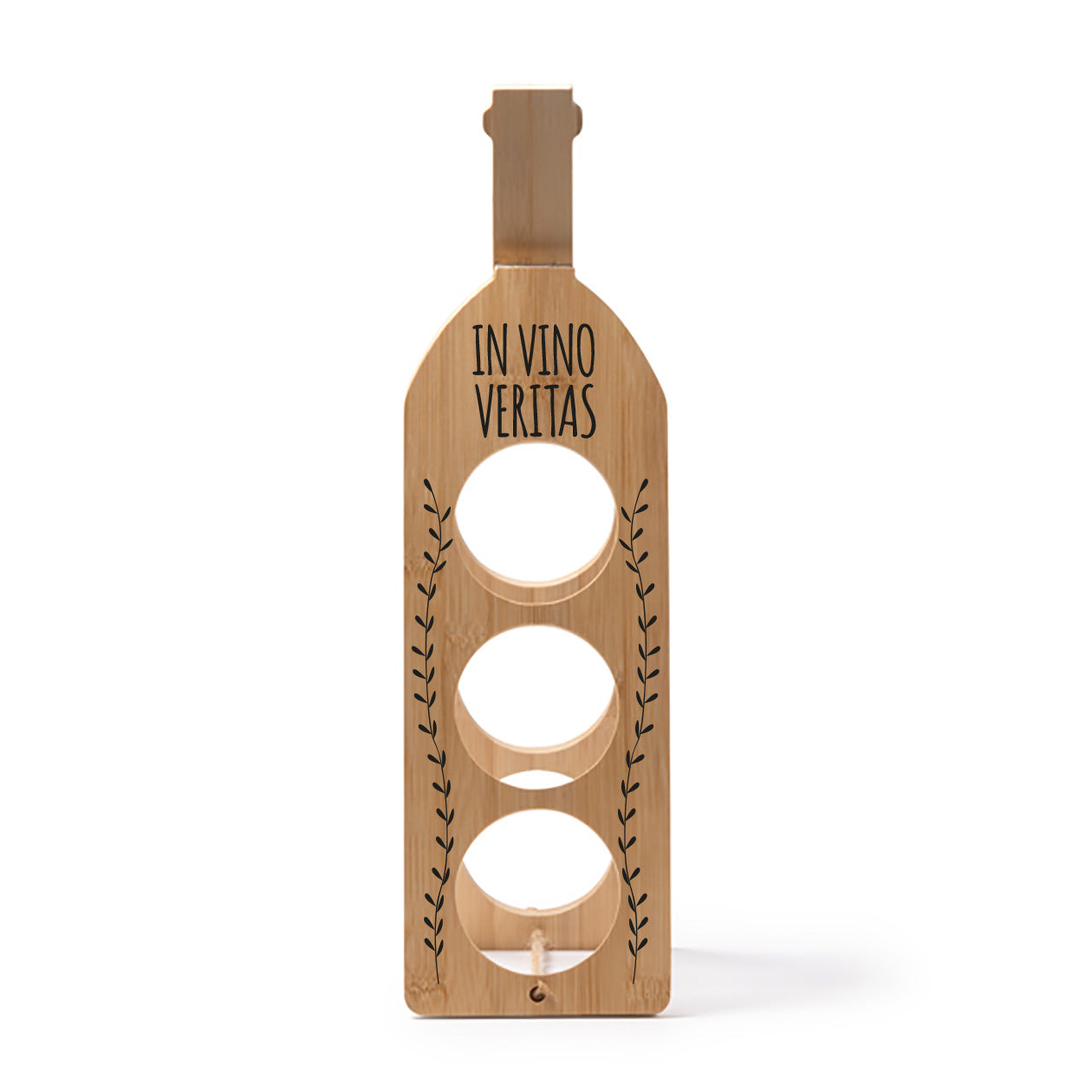 In vino veritas - Portabottiglie in legno