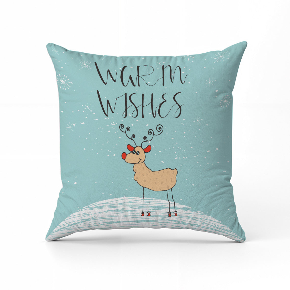 Renna - Cuscino Personalizzato - idea regalo Natale