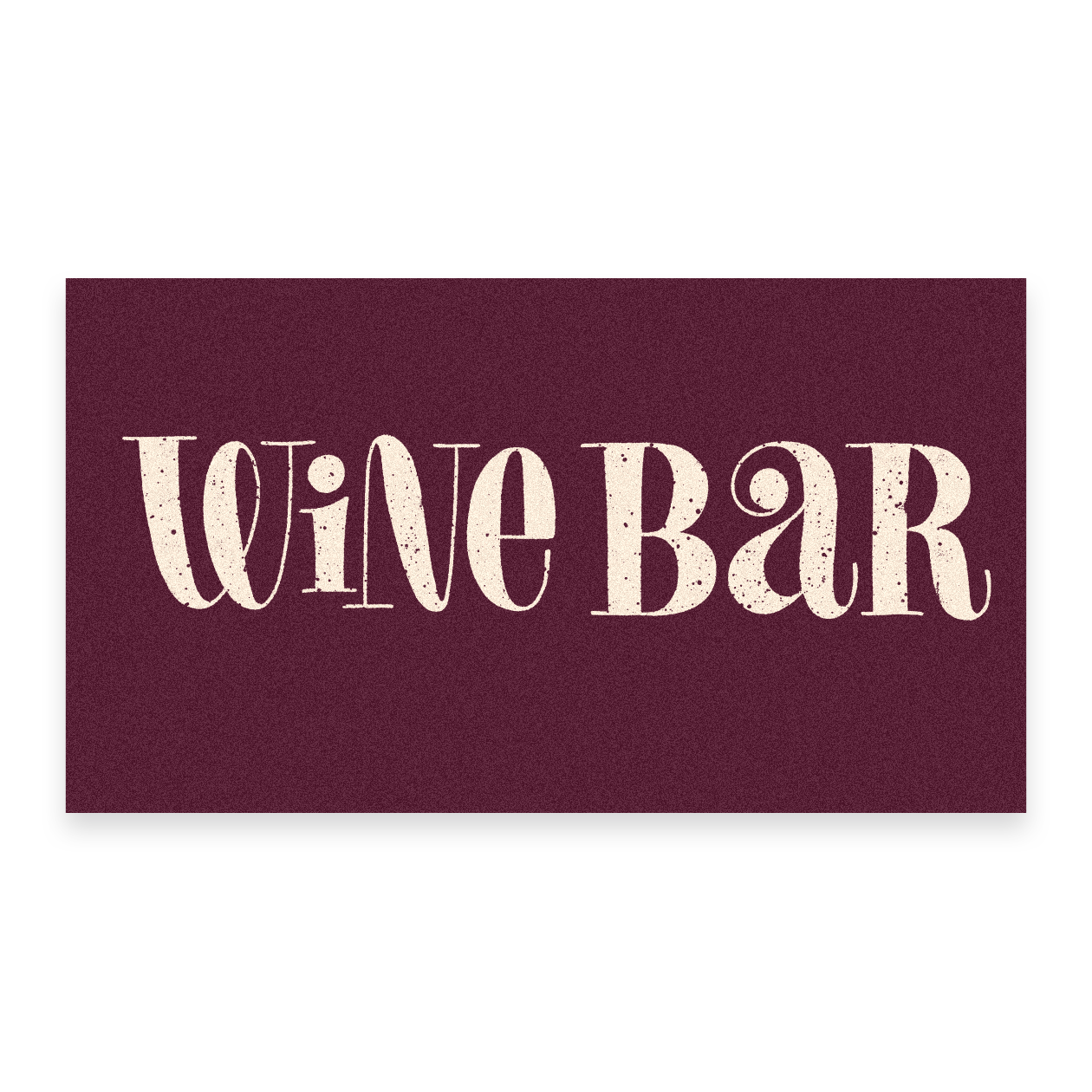 Wine bar - Tappeto per interni