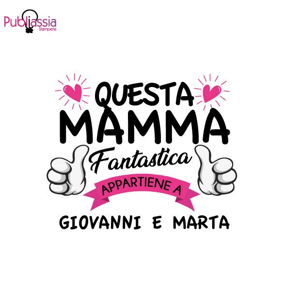 Mamma fantastica - Cuscino - idea regalo festa della mamma