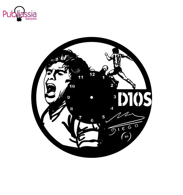 D10S - Orologio in vinile personalizzato