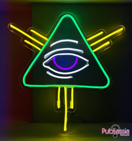 All-seeing eye - Logo Neon Led personalizzato