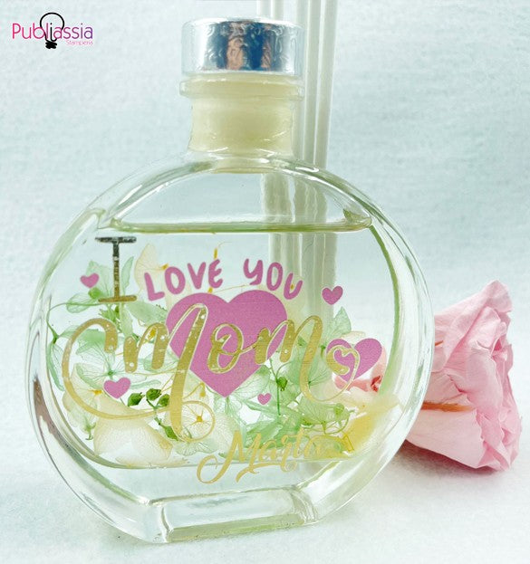 love you mom - profumatore Per Ambienti Personalizzato - idea regalo festa della mamma