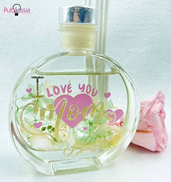 love you mom - profumatore Per Ambienti Personalizzato - idea regalo festa della mamma