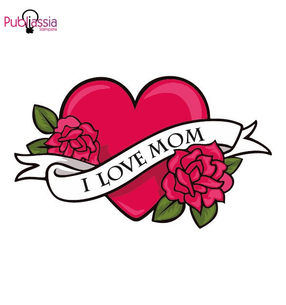 I love mom - Kit Asciugamani Personalizzati