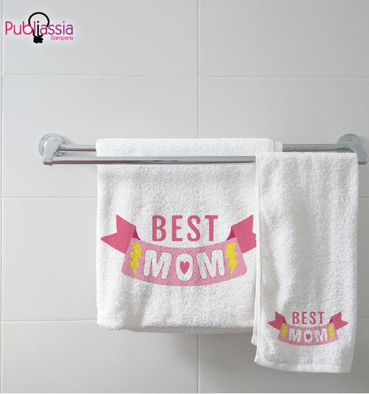 Best mom - Kit Asciugamani Personalizzati