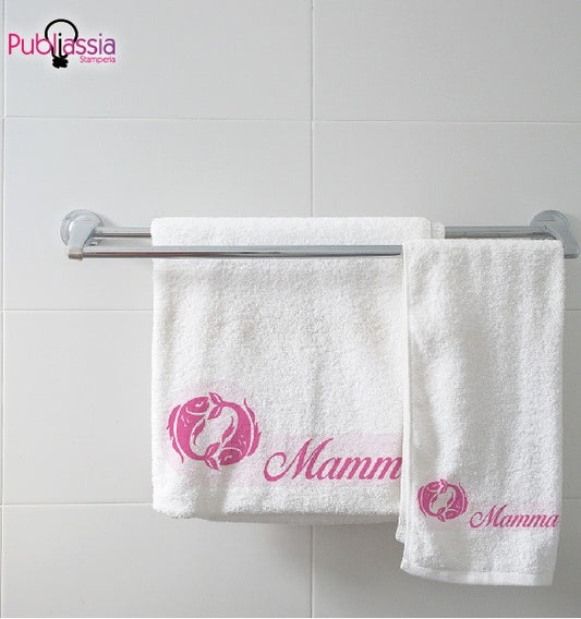 Mamma - Kit Asciugamani Personalizzati