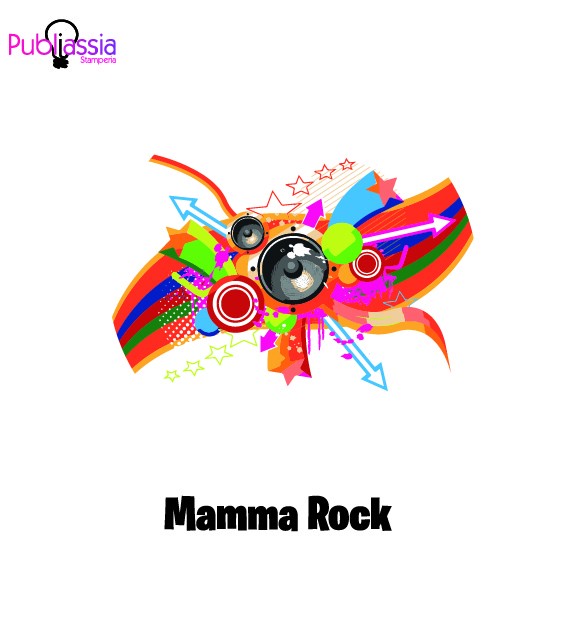 Mamma rock - Cassa Bluetooth in bamboo con luce - personalizzata - idea regalo festa della mamma