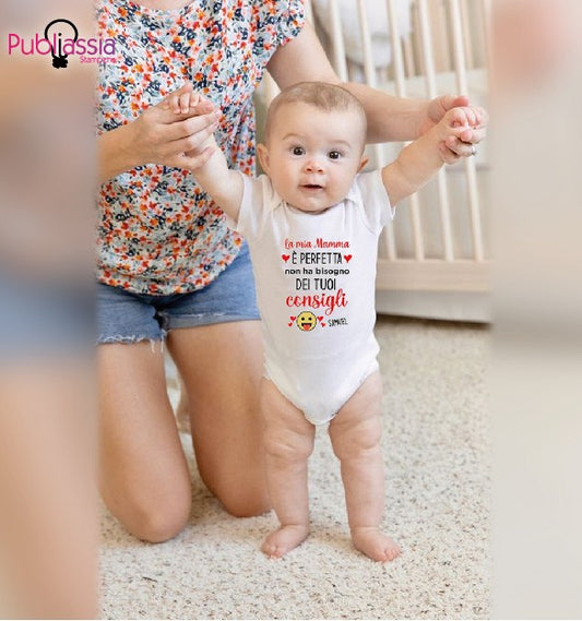 Mamma perfetta - Tutina neonato - body personalizzato