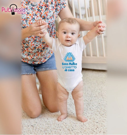 Ometto di casa - Tutina neonato - body personalizzato