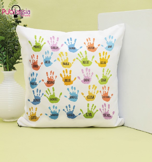 Mani alunni - Cuscino - idea regalo maestra