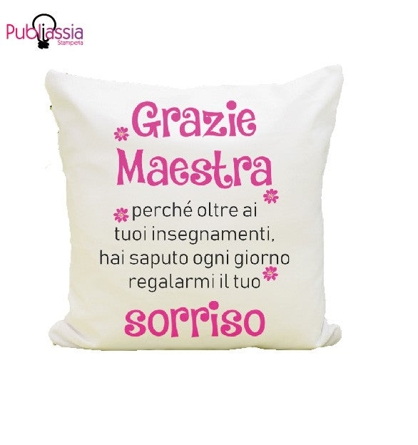 100% Maestra speciale - Cuscino - idea regalo maestra