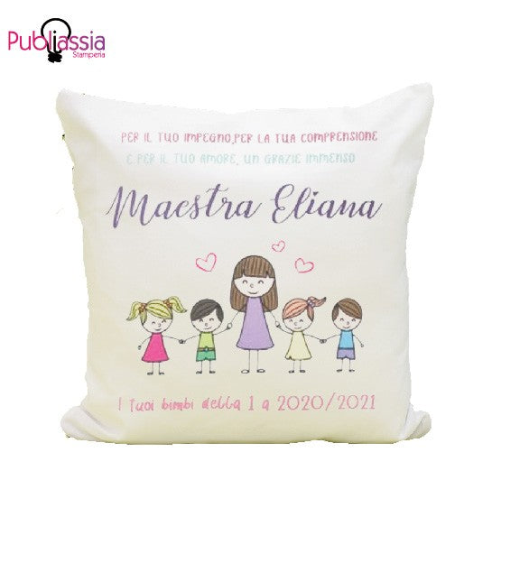 Grazie Maestra - Cuscino - idea regalo maestra