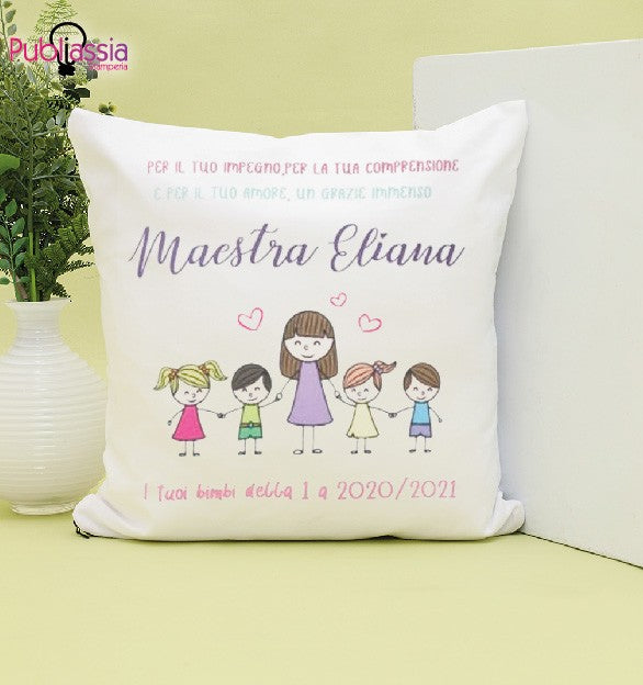 Grazie Maestra - Cuscino - idea regalo maestra