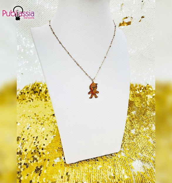Boys - Collana personalizzata con iniziale incisa - idea regalo