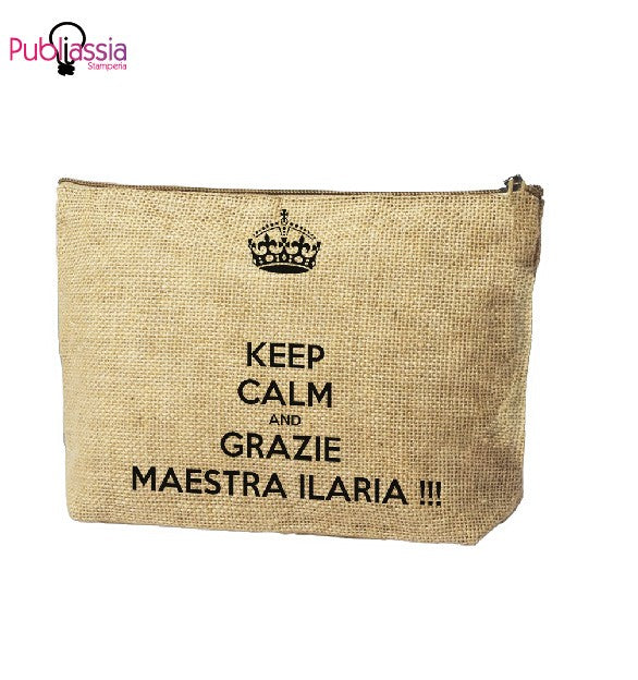 Grazie maestra - Pochette personalizzata - idea regalo maestra