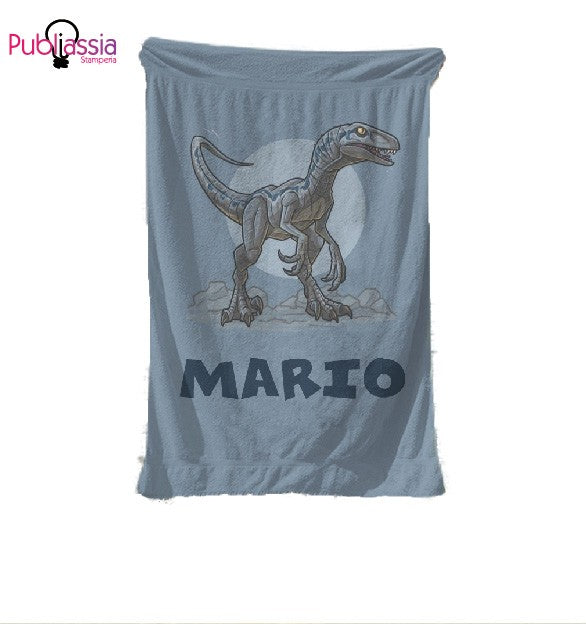 Dino Name - Telo Mare Personalizzato con nome