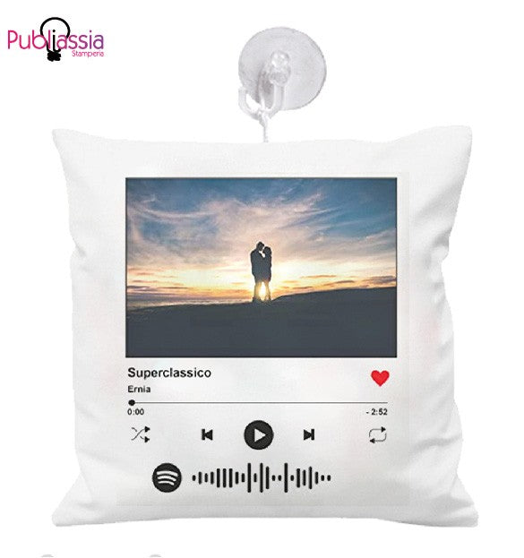 Spotify codes - Cuscino mini per auto
