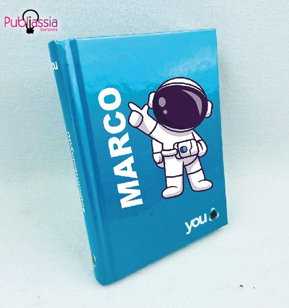 Astro - Diario Scolsatico Datato 2022/23 - 15 Mesi Personalizzato con Nome Bambini