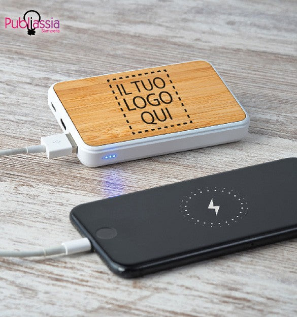 Power Bank personalizzato con logo o foto