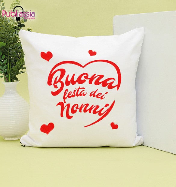 Buona festa dei nonni - Cuscino personalizzato