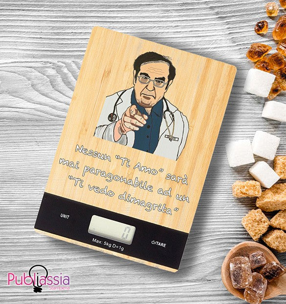 Dottor Nowzaradan - Bilancia Da Cucina Digitale Personalizzata Idea Regalo Cibo Casa Natale