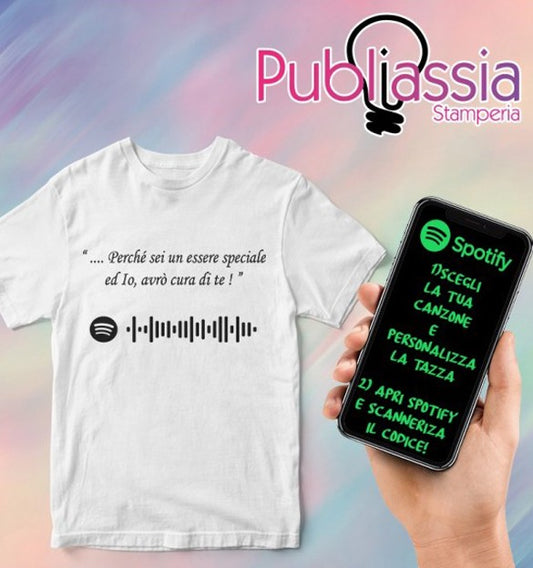 Spotify Codes - Unisex T-Shirt Personalizzata
