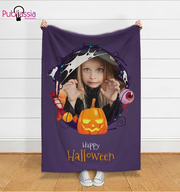 Trick or treat - Plaid In Pile Personalizzato Con Foto