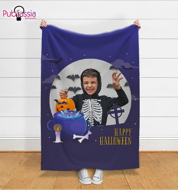 Cooked Halloween - Plaid In Pile Personalizzato Con Foto